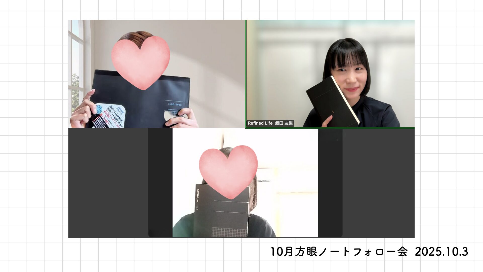 【方眼ノートフォロー会】「自分はどうありたいか」を考える１枚